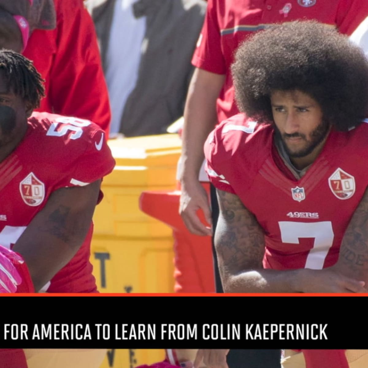 Colin Kaepernick tried to tell white America