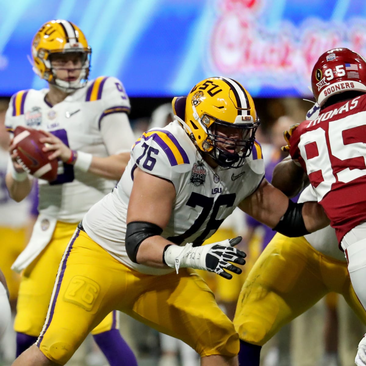 LSU offensive lineman Ed Ingram interview