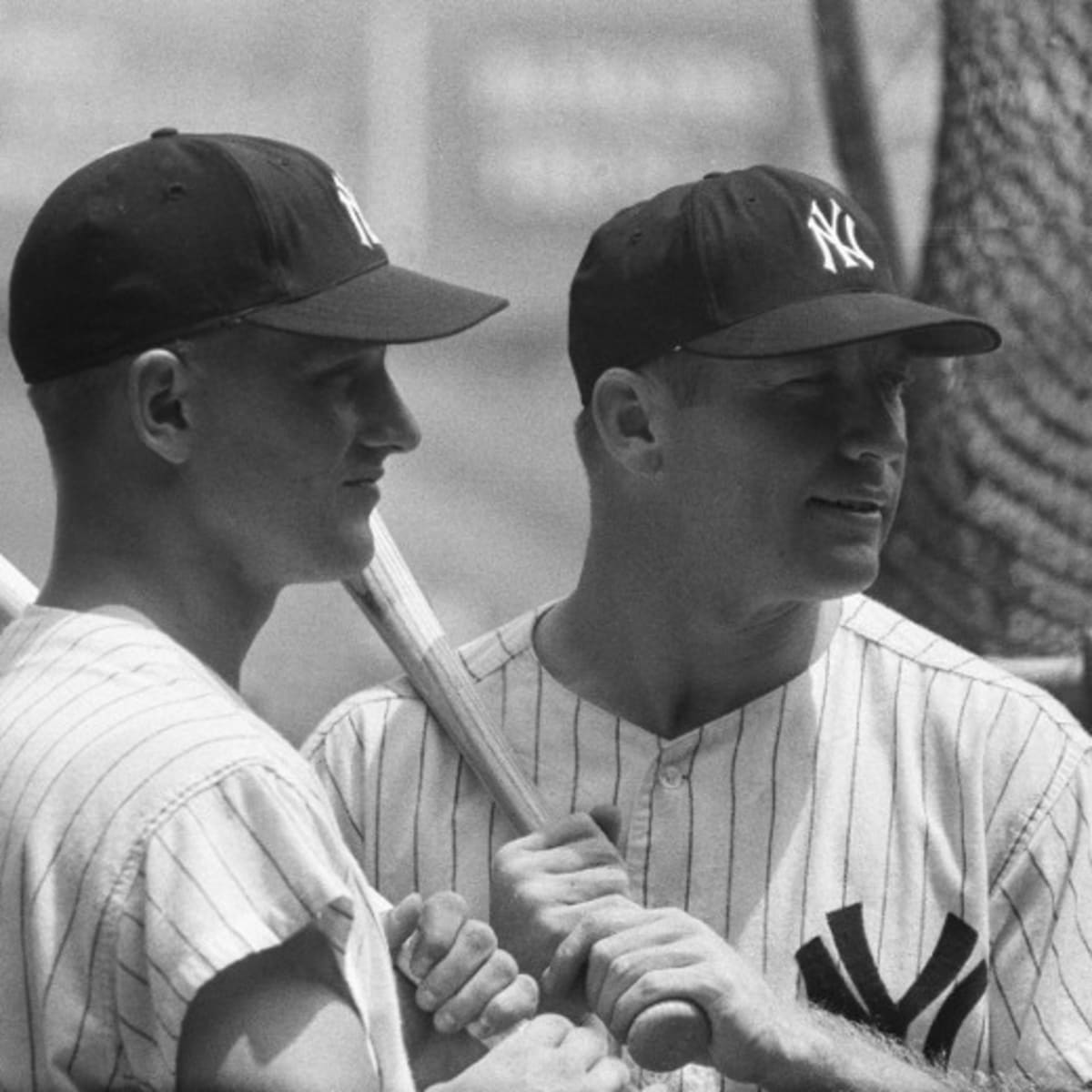  New York Yankees Mickey Mantle & Roger Maris in 1961