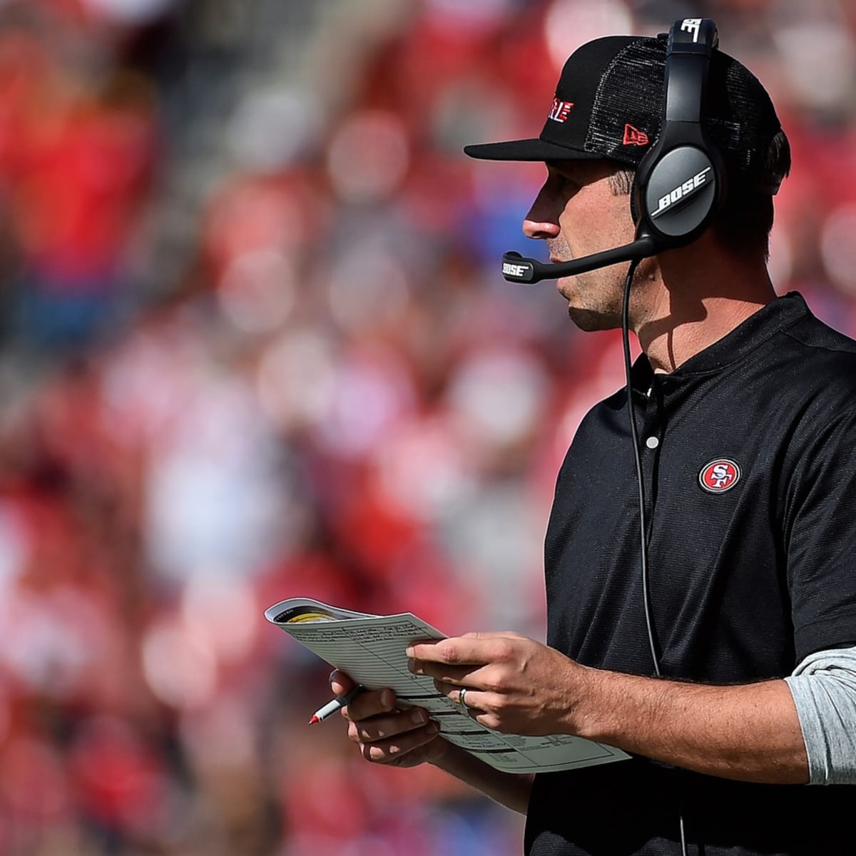 Forty-Niners coach Kyle Shanahan expresses disbelief over