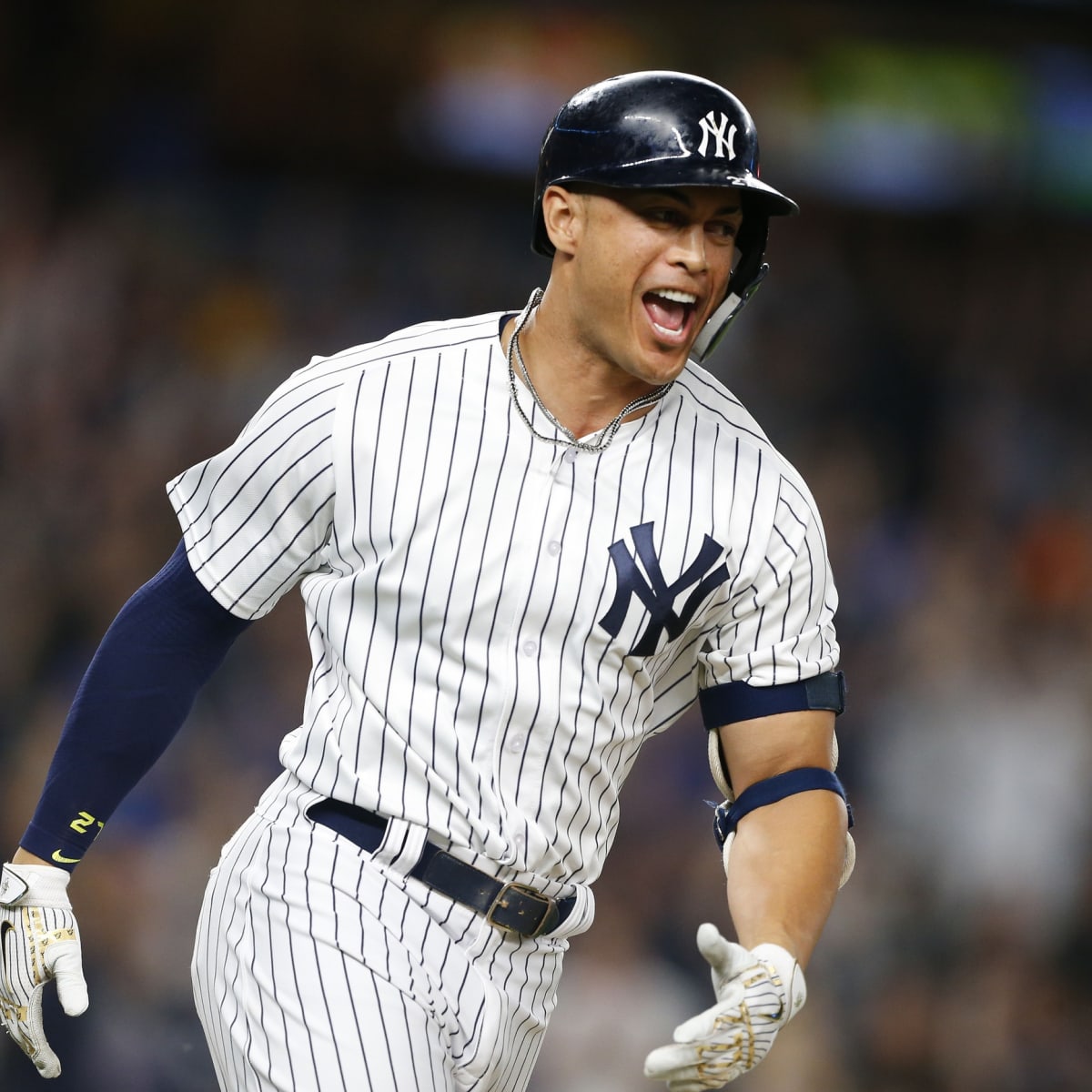 Giancarlo Stanton hits hardest home run clocked by Statcast in Yankees win