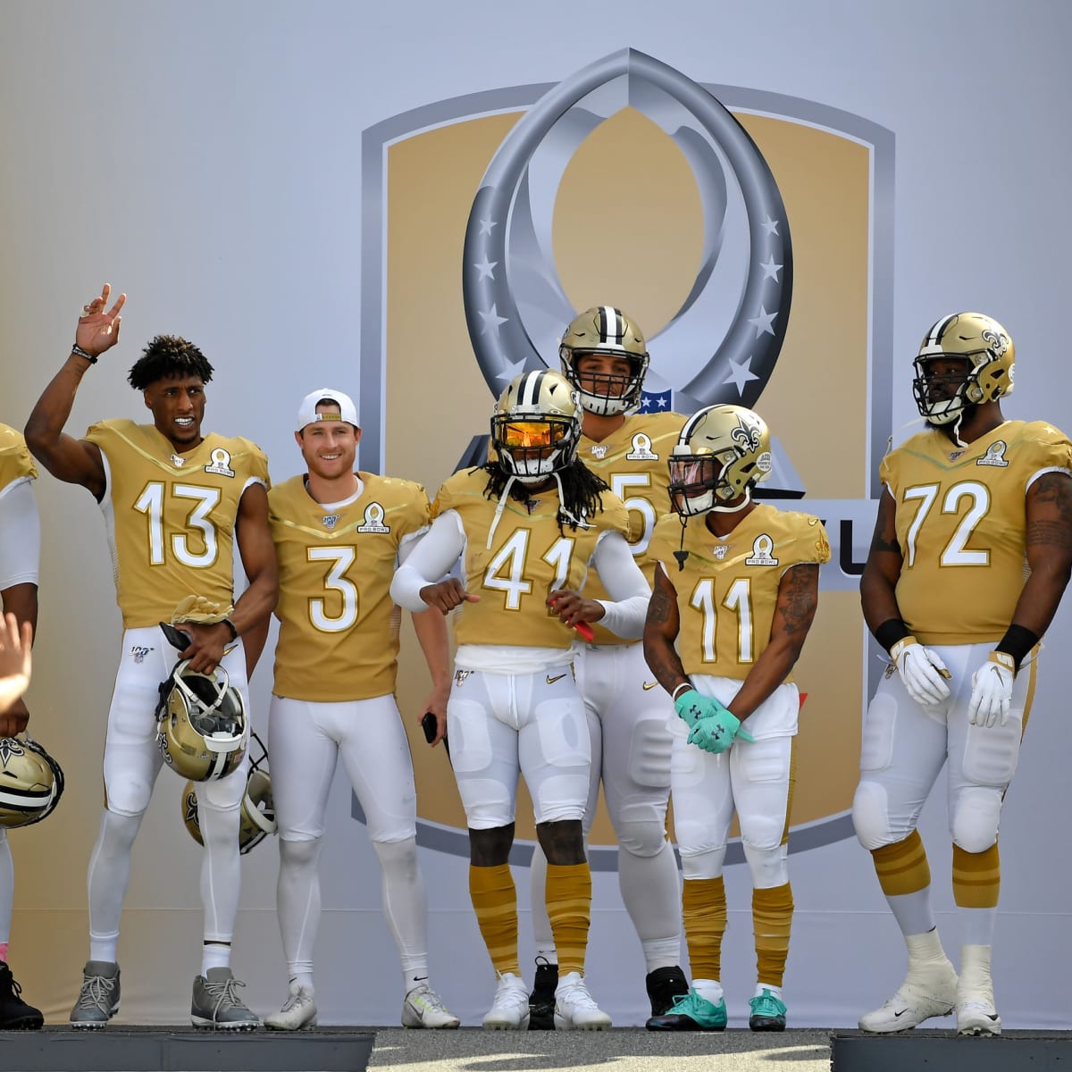 J.T. Gray, Cam Jordan, Alvin Kamara, Marshon Lattimore to