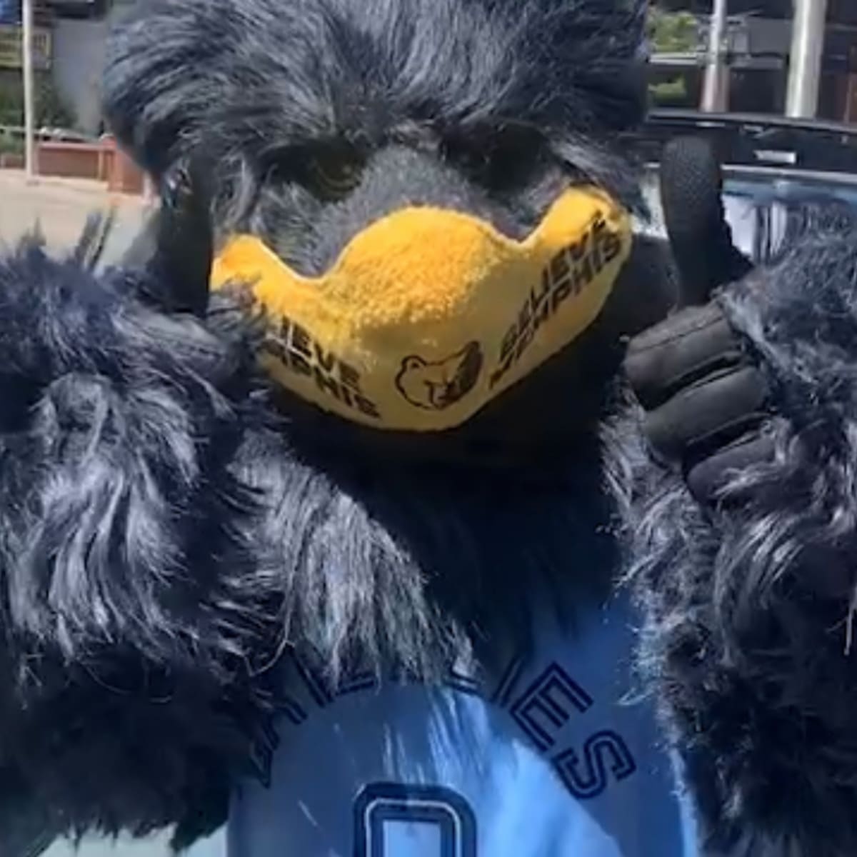 Like we keep saying, best mascot in - Memphis Grizzlies