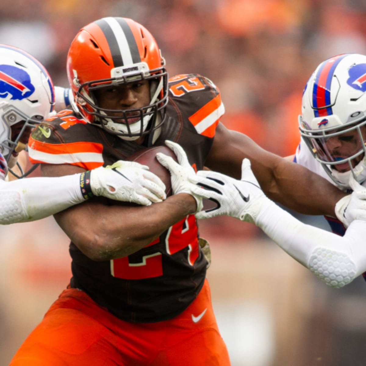 Cleveland Browns Running Back Nick Chubb Appears To Be a Fan Of The New  Jerseys - Sports Illustrated Cleveland Browns News, Analysis and More