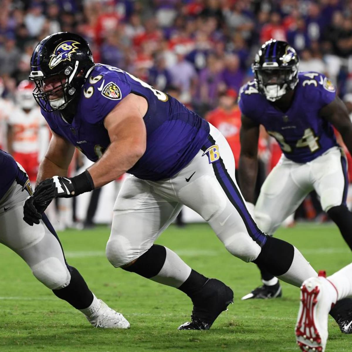 BEN CLEVELAND Baltimore Ravens / Georgia Bulldogs 2016 Leaf METAL