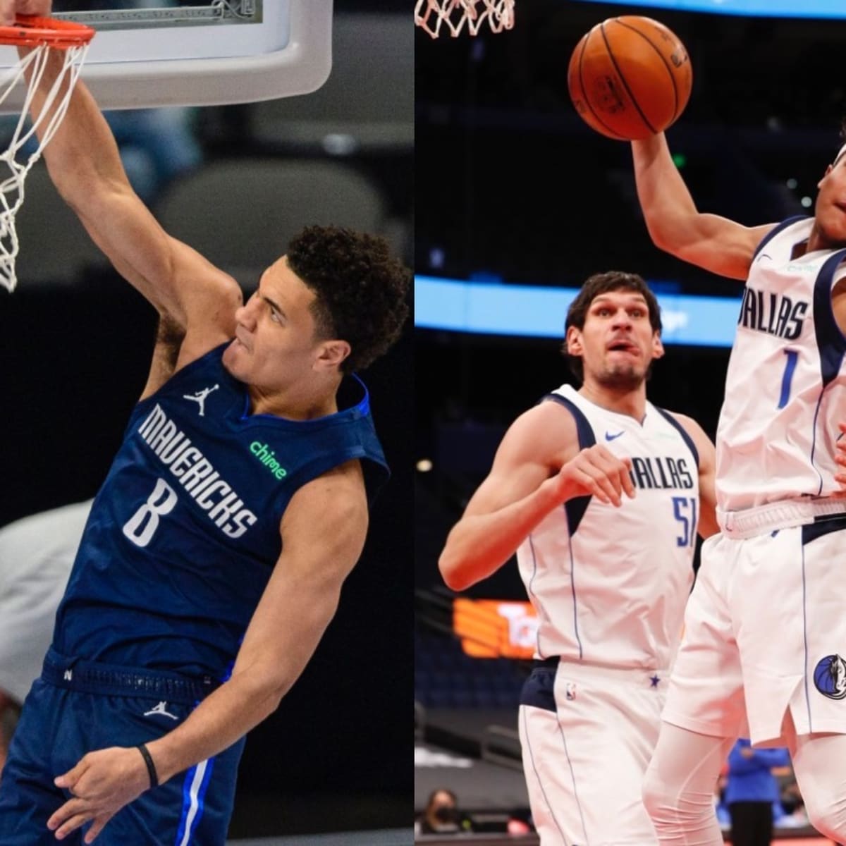 Tyrell Terry of the Dallas Mavericks handles the ball during the game