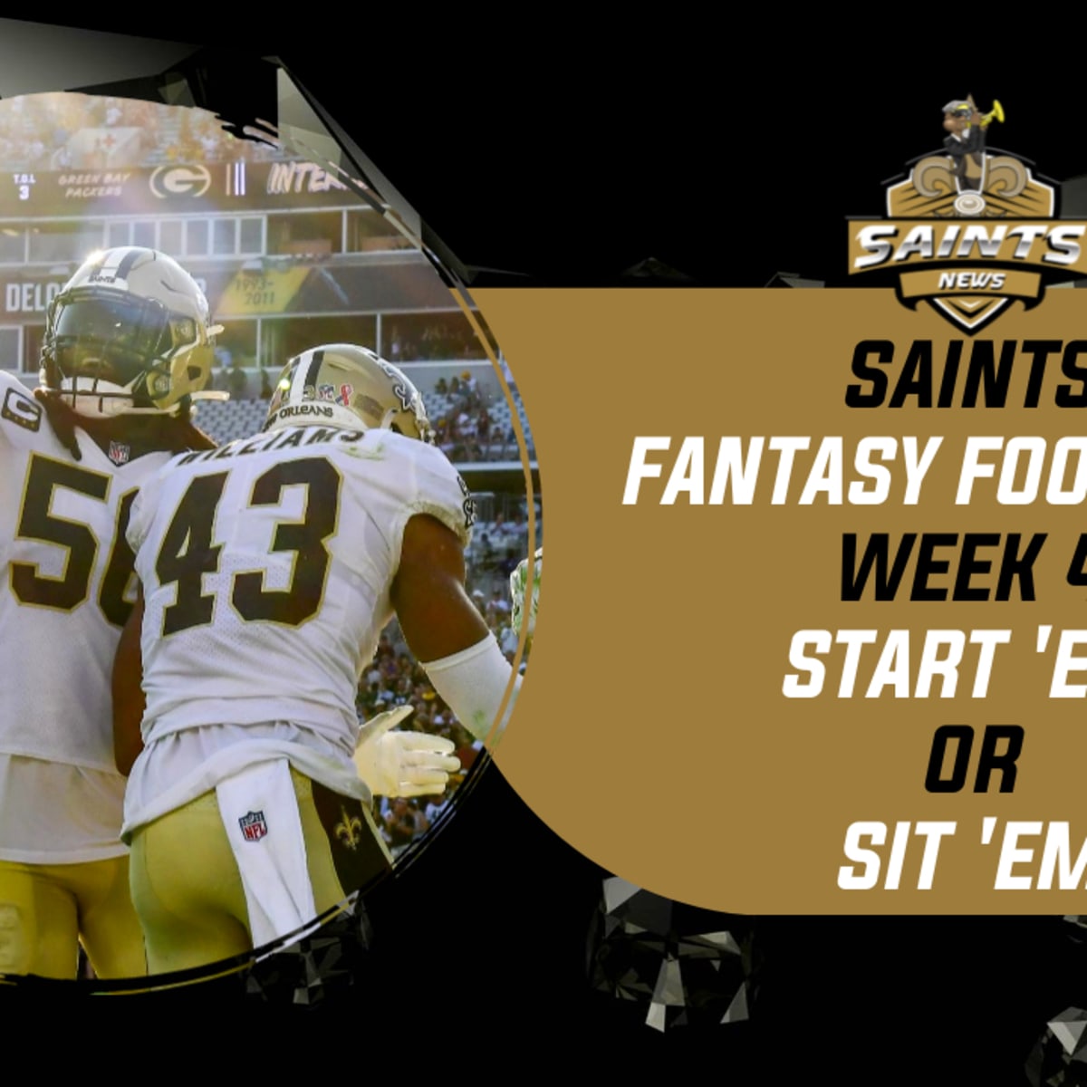 NFL Week 4 Fantasy Football Recap: New Orleans Saints vs