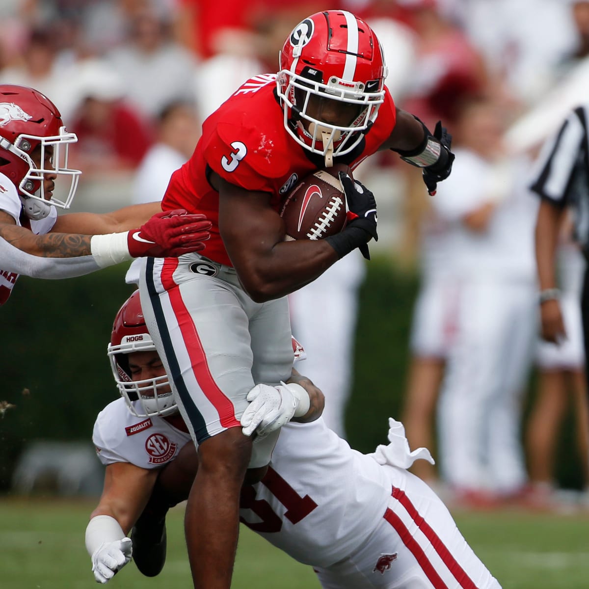 Georgia's Zamir White, James Cook lead backfield in shutout vs Arkansas -  Sports Illustrated