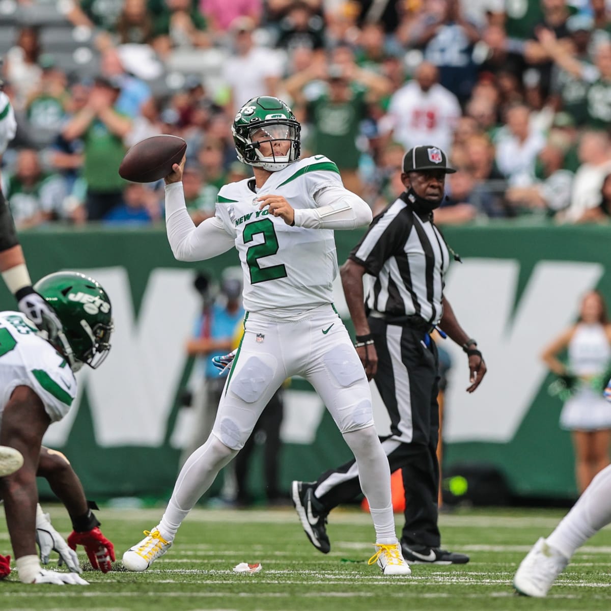 Zach Wilson Throws TD Pass In Jets' Overtime Win Over Bills