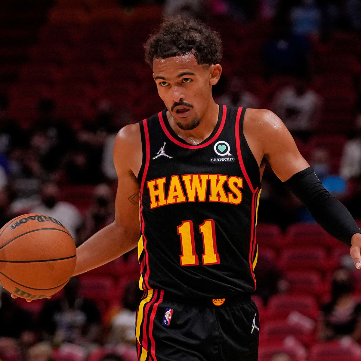 Trae Young Atlanta Hawks Game-Used #11 White Jersey Worn During
