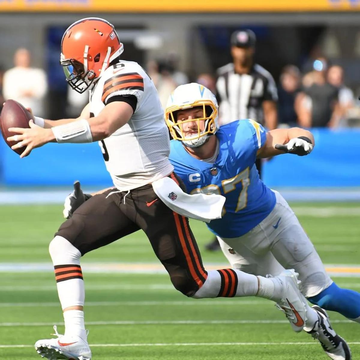 WATCH: Baker Mayfield hits tight end David Njoku for 71-yard touchdown - On3