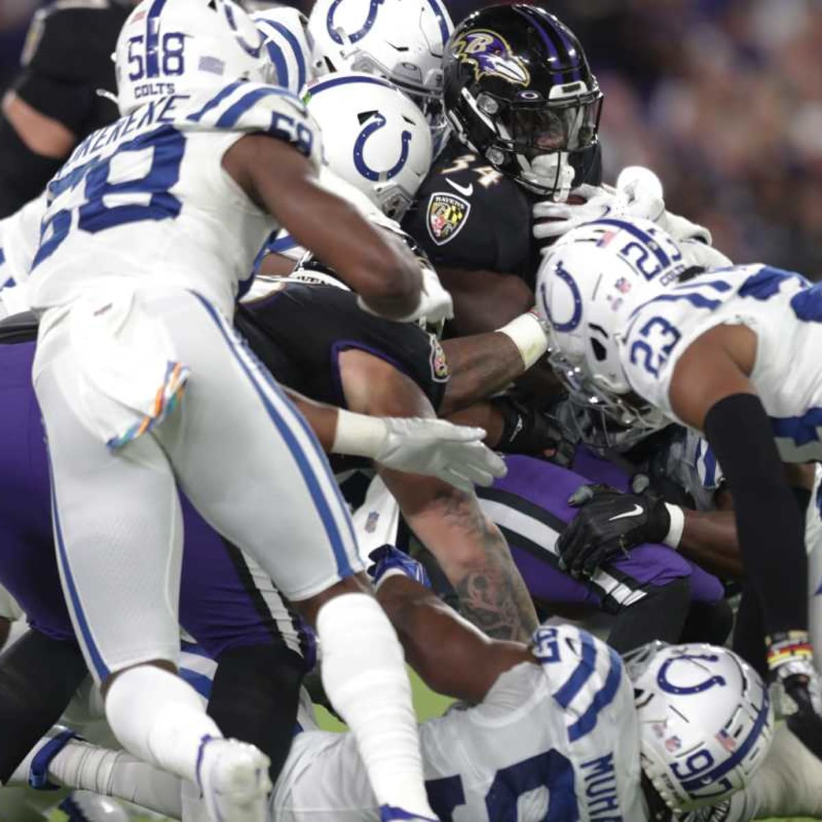 Colts get away with 2 huge penalties in OT win over Ravens