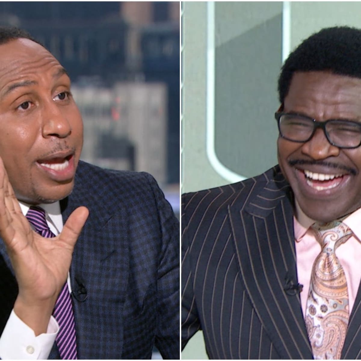 Michael Irvin on what it's really like to work with Stephen A. Smith