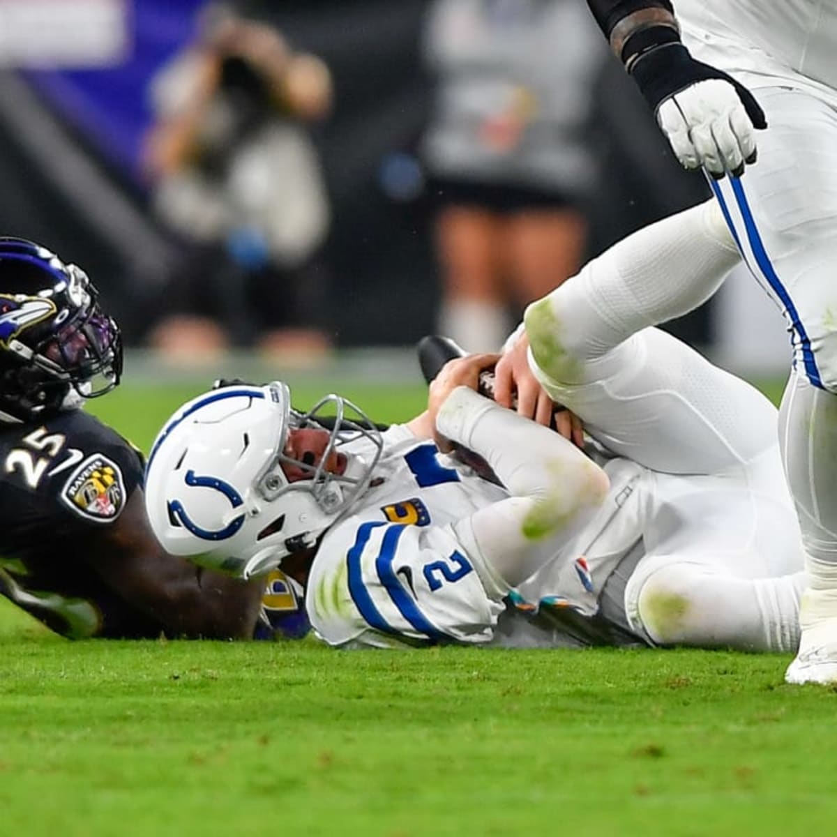 Ravens DeShon Elliott Threatens Colts' Tight End Jack Doyle After Tavon  Young Confrontation - Sports Illustrated Baltimore Ravens News, Analysis  and More