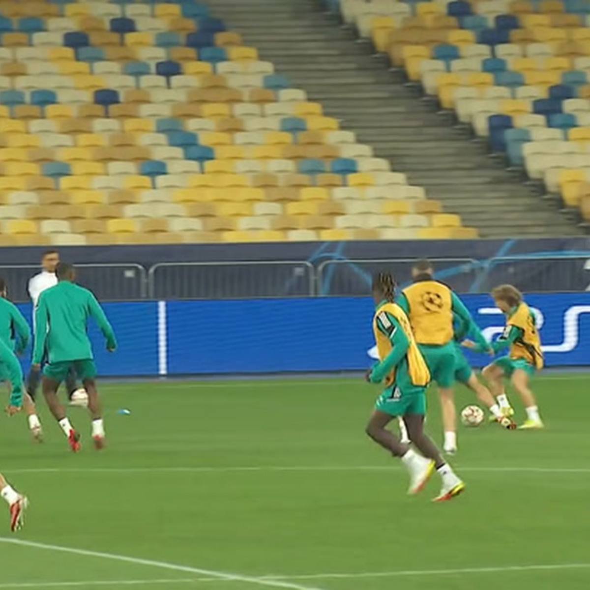 Real Madrid Train At Kiev Olympic Stadium Soccer Onefootball On Sports Illustrated