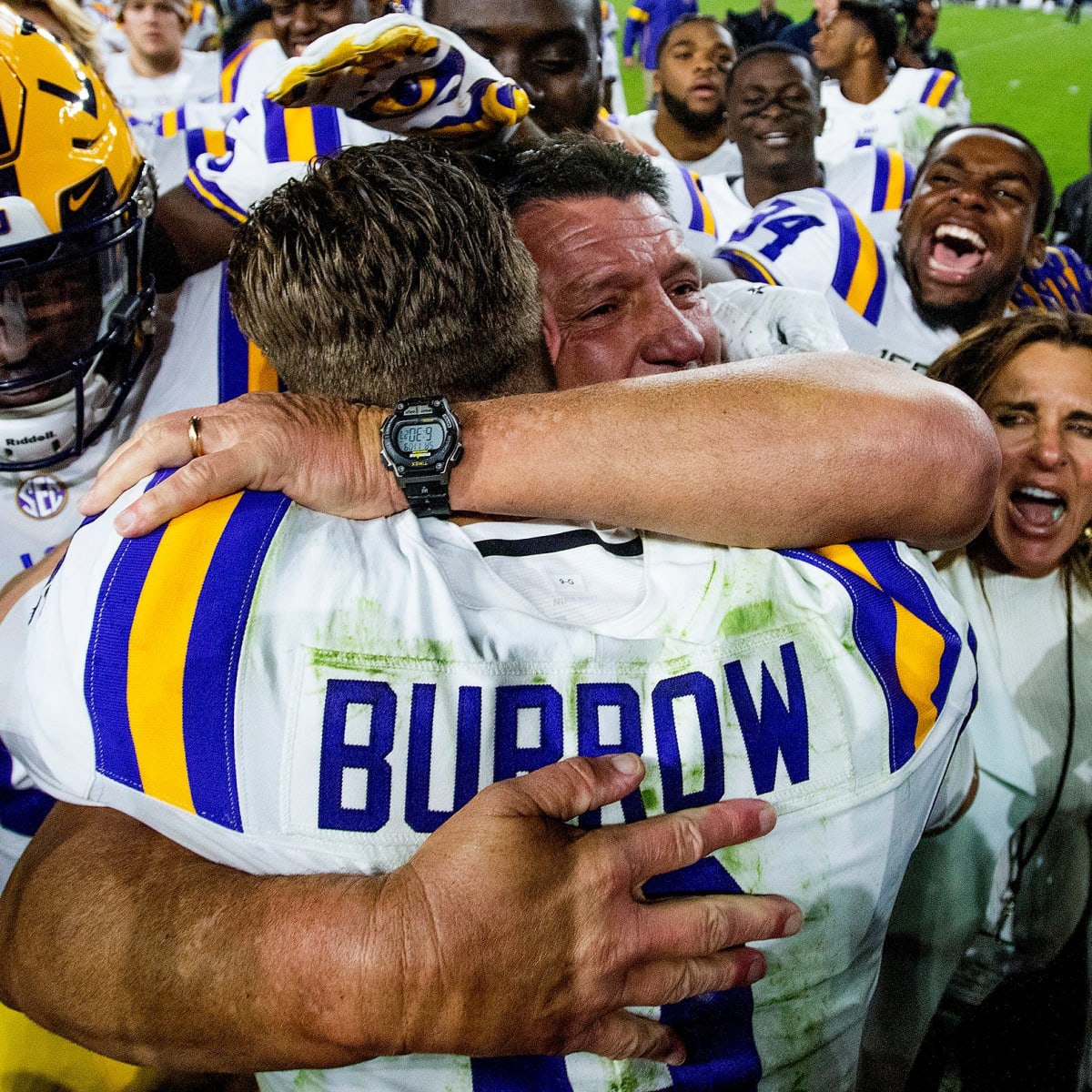 Joe Burrow's record game seals title for Ed Orgeron and LSU - Los