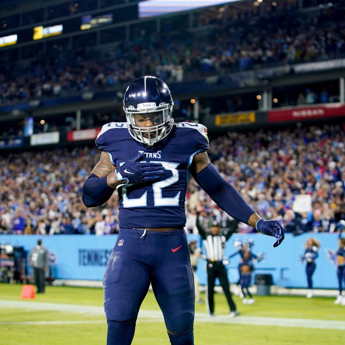 Tennessee Titans offensive tackle Nicholas Petit-Frere (78) in action  during an NFL football game against the Jacksonville Jaguars, Saturday,  Jan. 7, 2023, in Jacksonville, Fla. The Jaguars defeated the Titans 20-16.  (AP