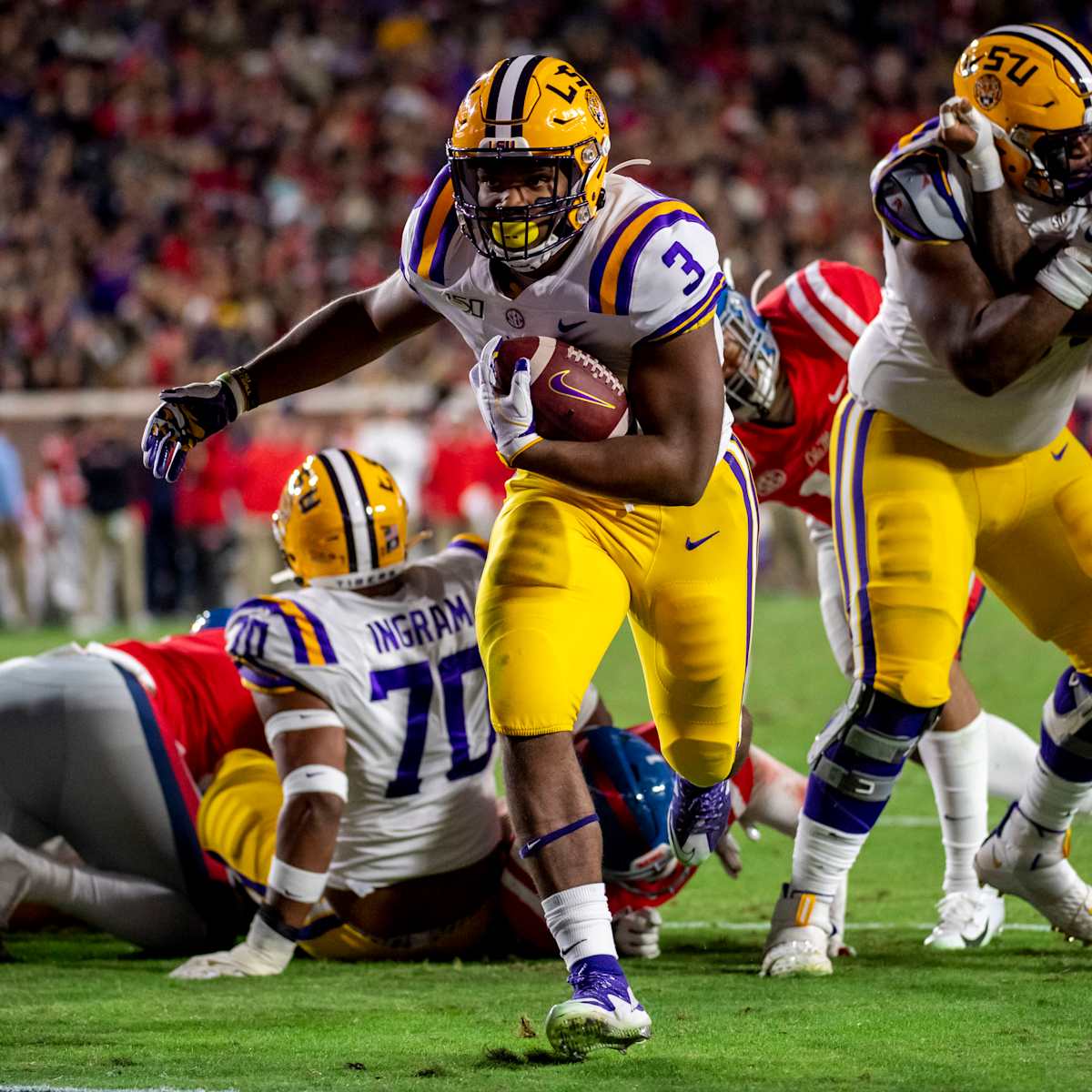 49ers Draft LSU Running Back Tyrion Davis-Price, GEAUX NINERS 