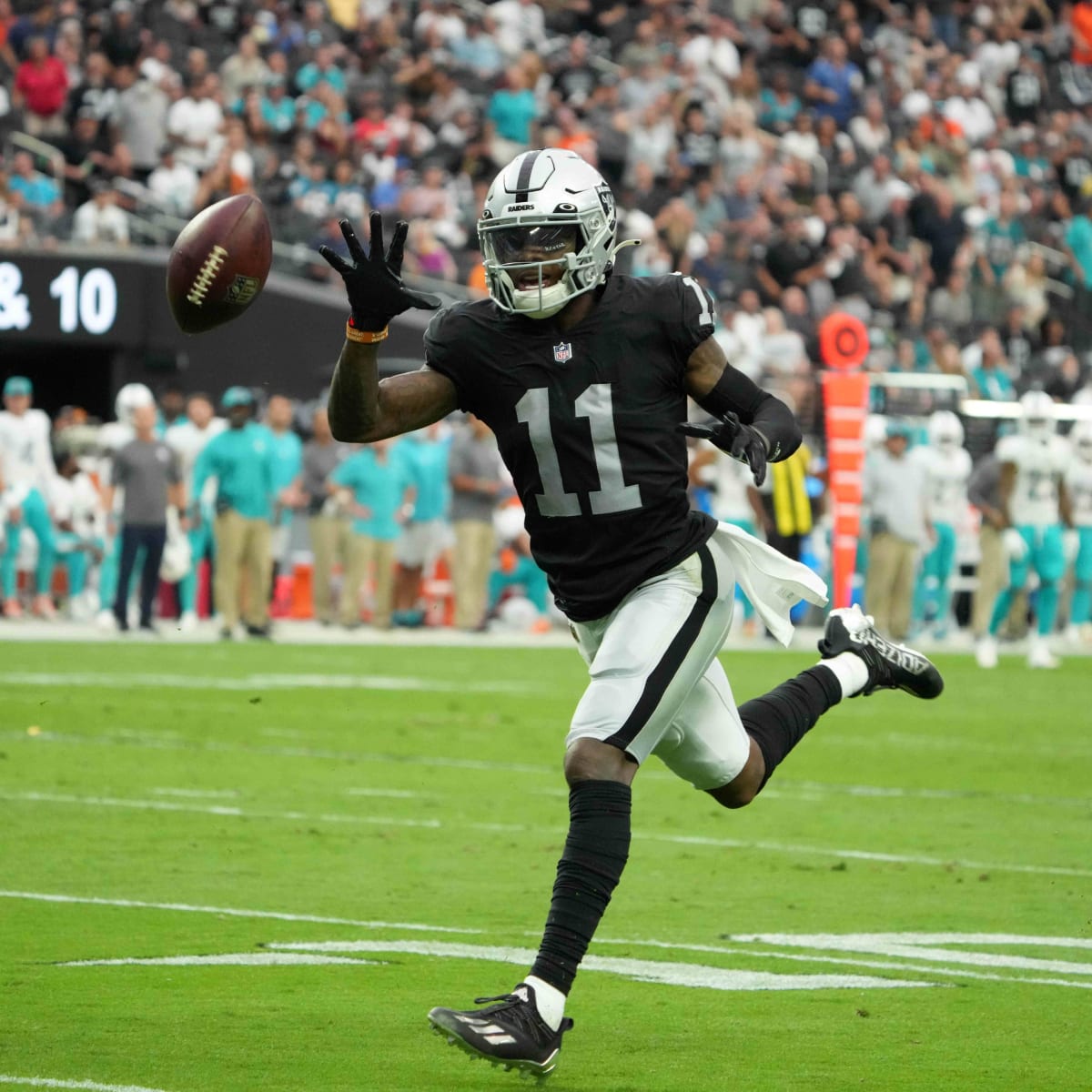 Las Vegas Raiders wide receiver Henry Ruggs III (11) during the second half  of an NFL