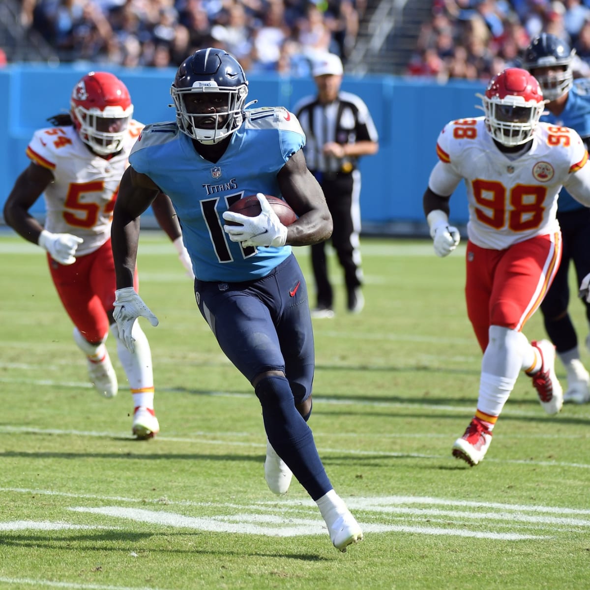 AJ Brown makes Titans history in playoff loss vs. Bengals - On3