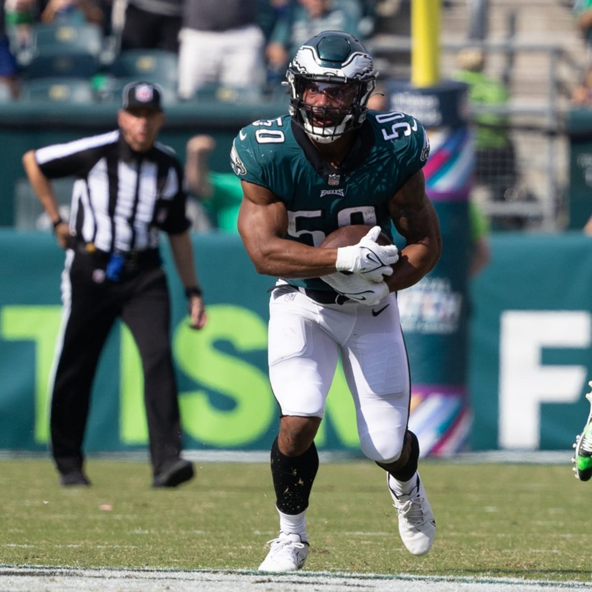 Philadelphia Eagles vs. Commanders 10 Observations: Sack Masters, DeVonta's  Big Plays, & A.J. Brown - Sports Illustrated Philadelphia Eagles News,  Analysis and More