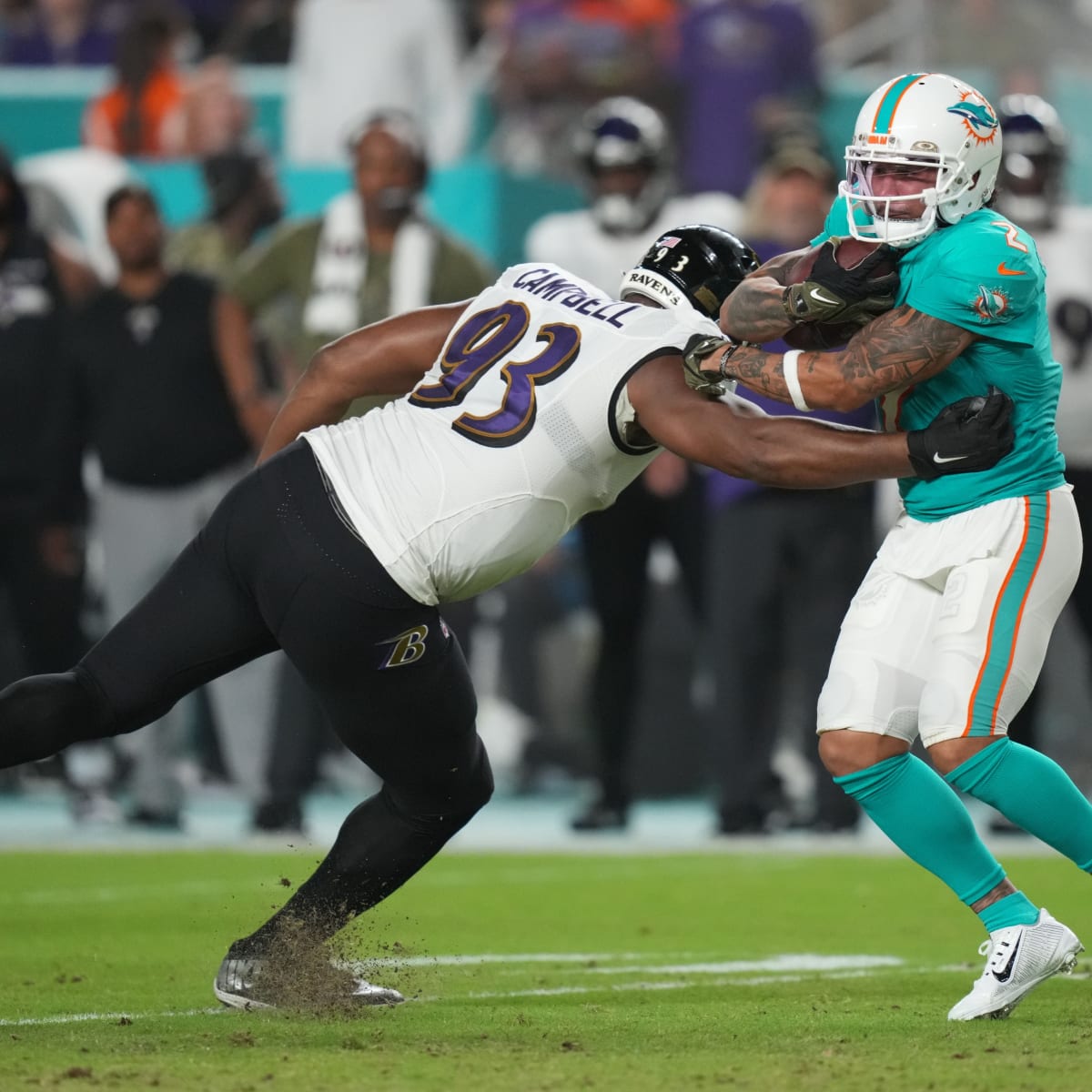 2021 Baltimore Ravens vs. Miami Dolphins Week 10 snap counts for Miami -  The Phinsider