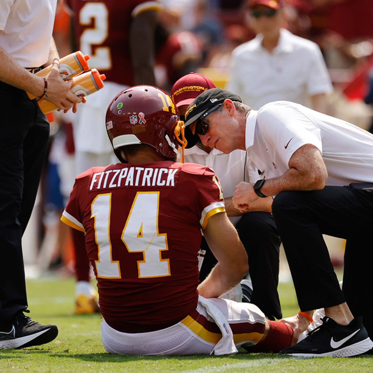 Ryan Fitzpatrick injured, Taylor Heinicke enters in Washington Football  Team opener