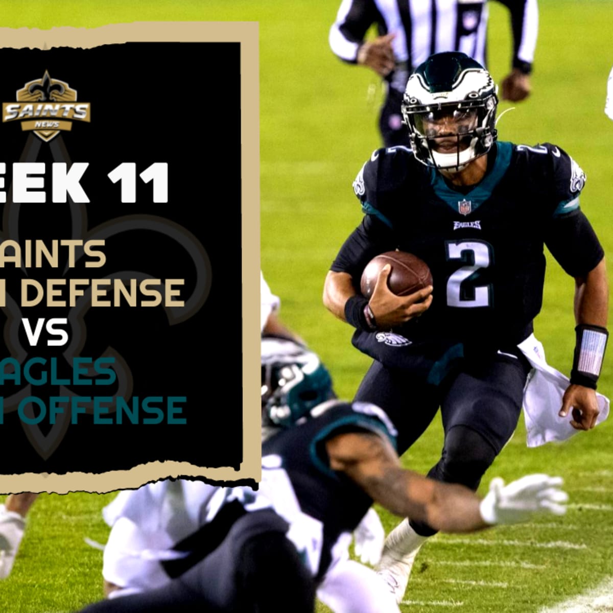 Philadelphia Eagles rally behind Jalen Hurts and a depleted defense in  24-21 win over New Orleans Saints