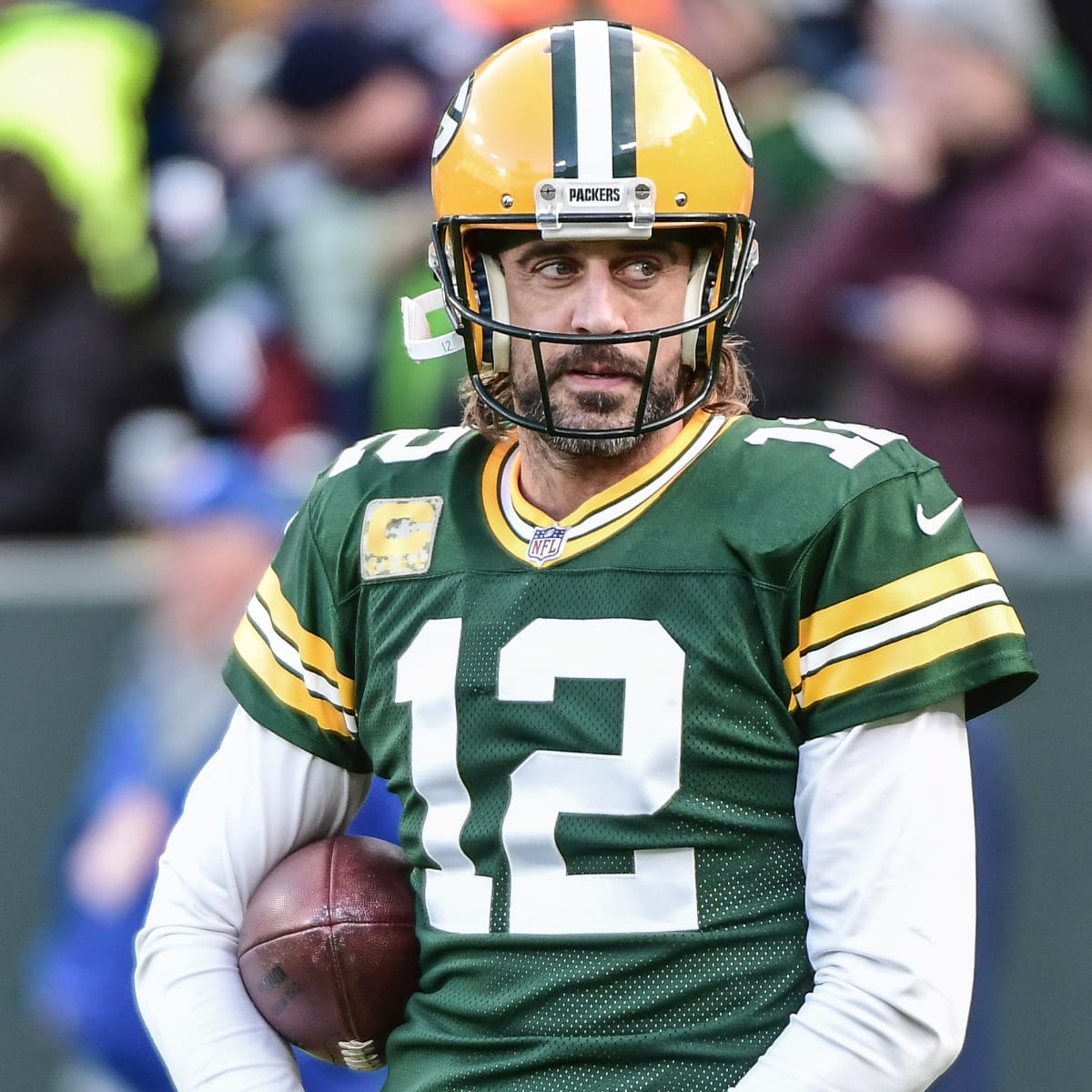 Aaron Rodgers at a Halloween Party as John Wick