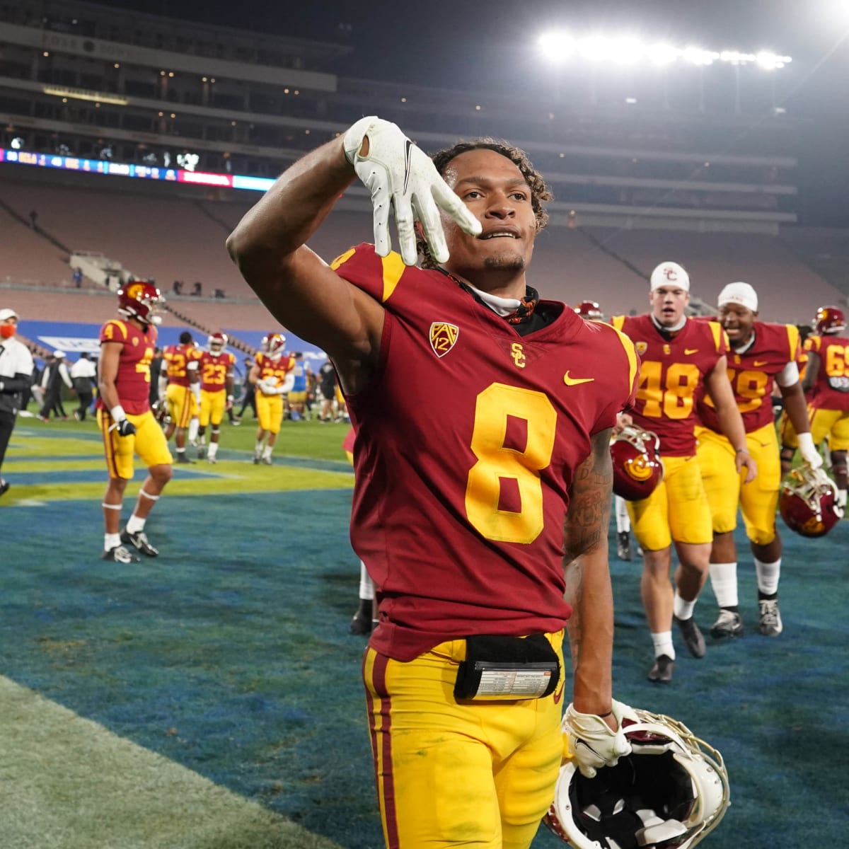 USC's Chris Steele pursues the 2022 NFL draft