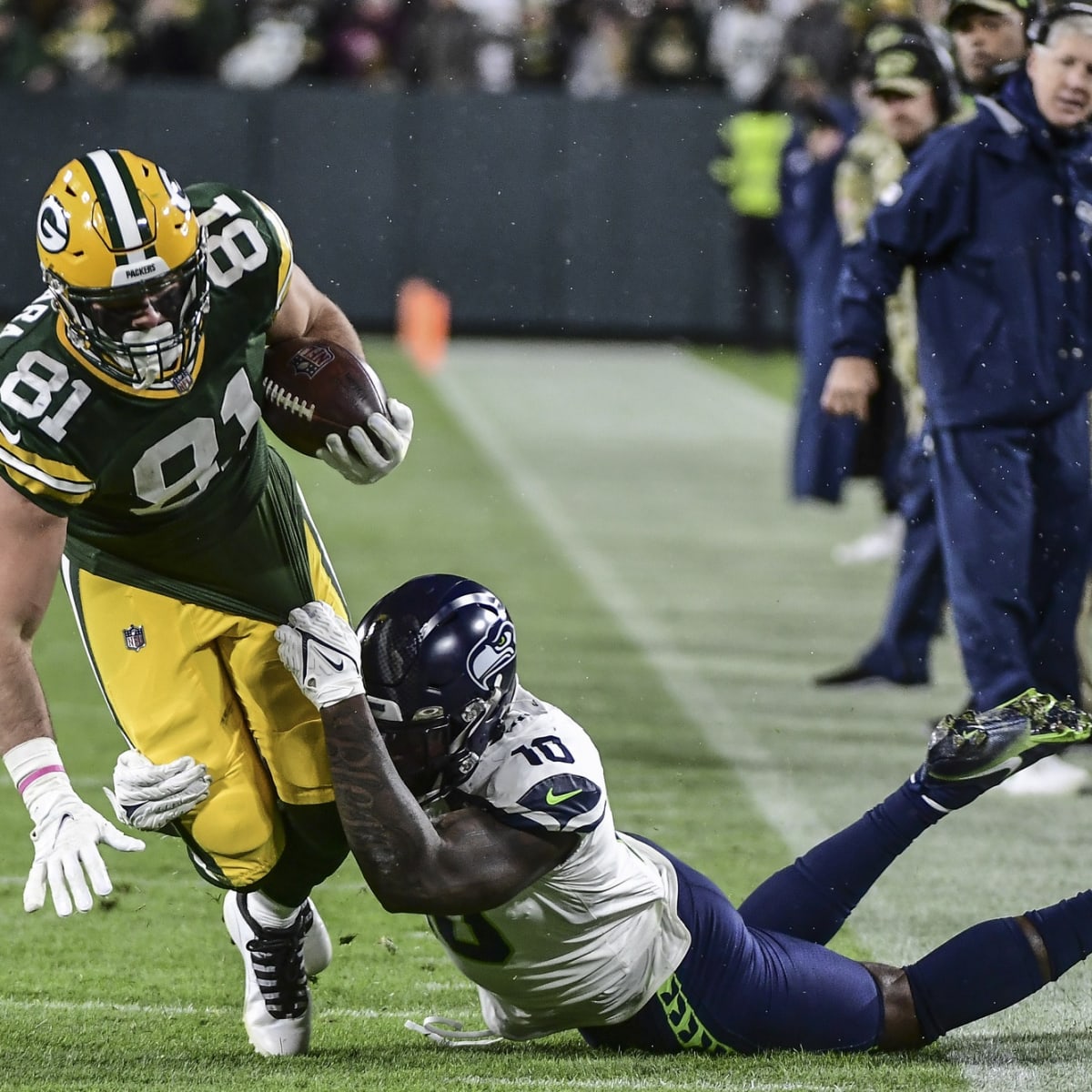 Green Bay Packers tight end Josiah Deguara (81) during