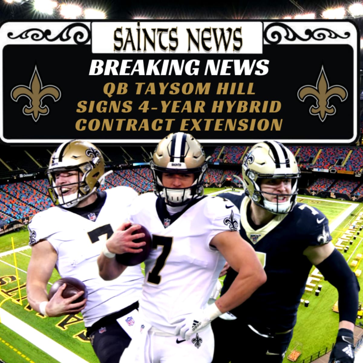 Taysom Hill contract: Saints extend QB in salary cap maneuver - Sports  Illustrated