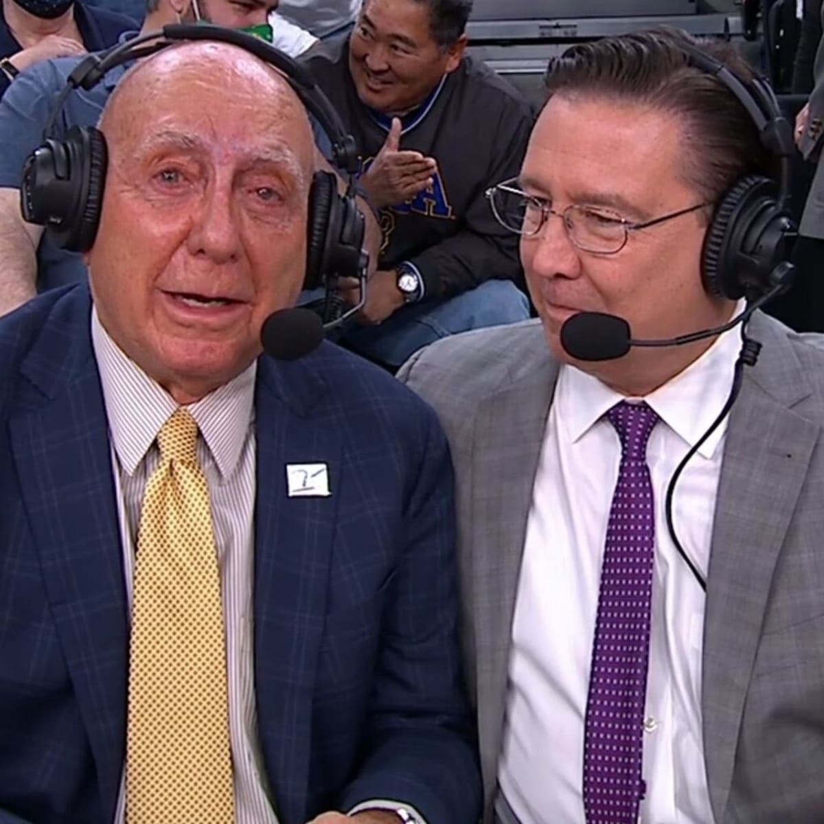 College hoops announcer Dick Vitale, battling cancer, draws