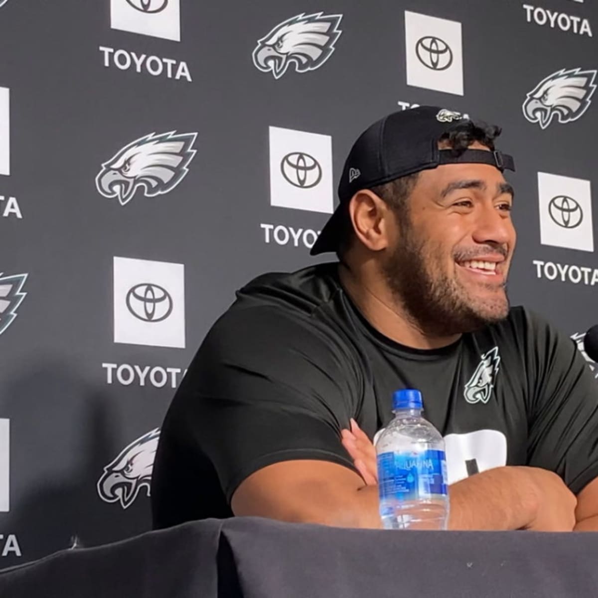 Misty-eyed reason Eagles' game vs. the Saints means so much to Jordan  Mailata: 'That's my son!' 