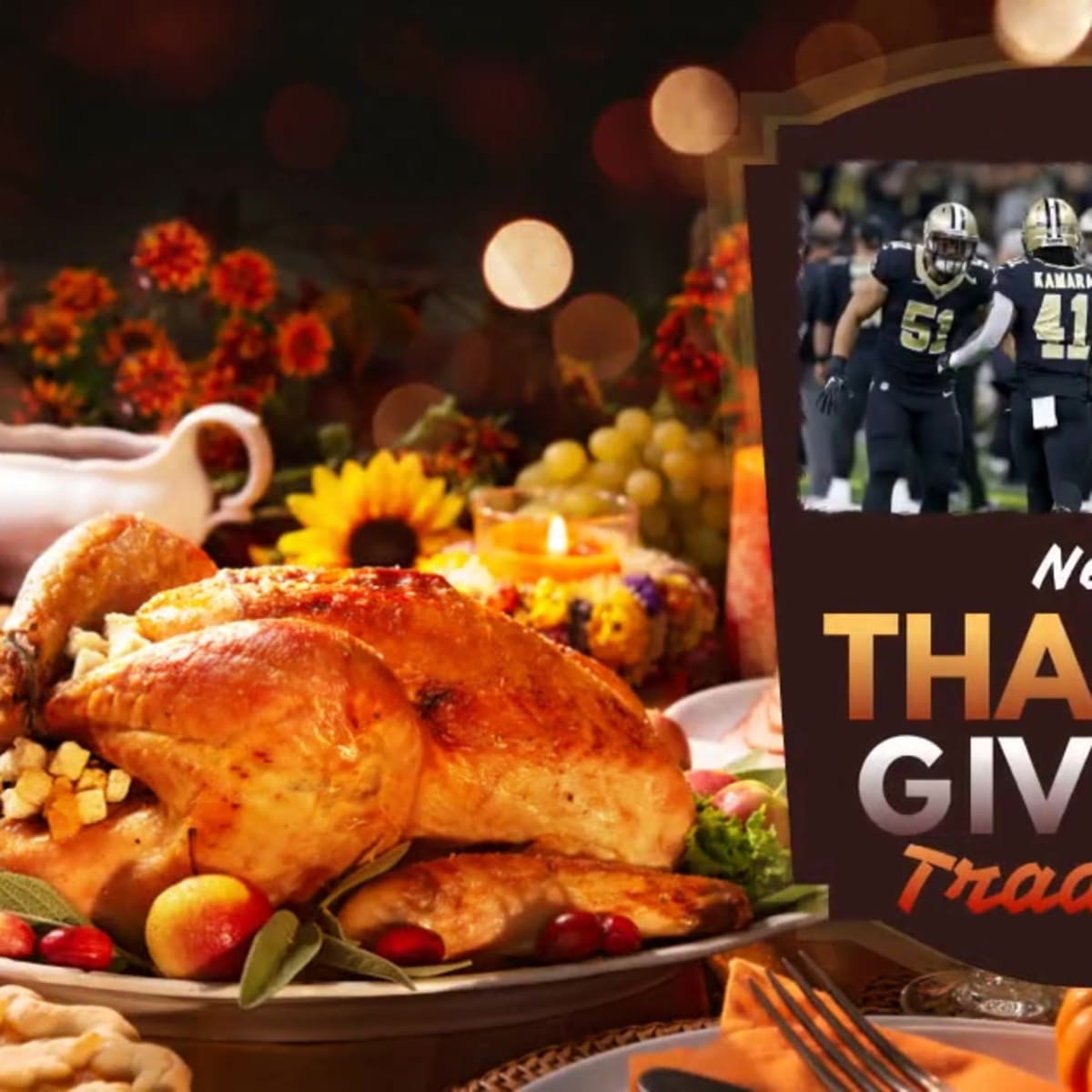 new orleans saints happy thanksgiving