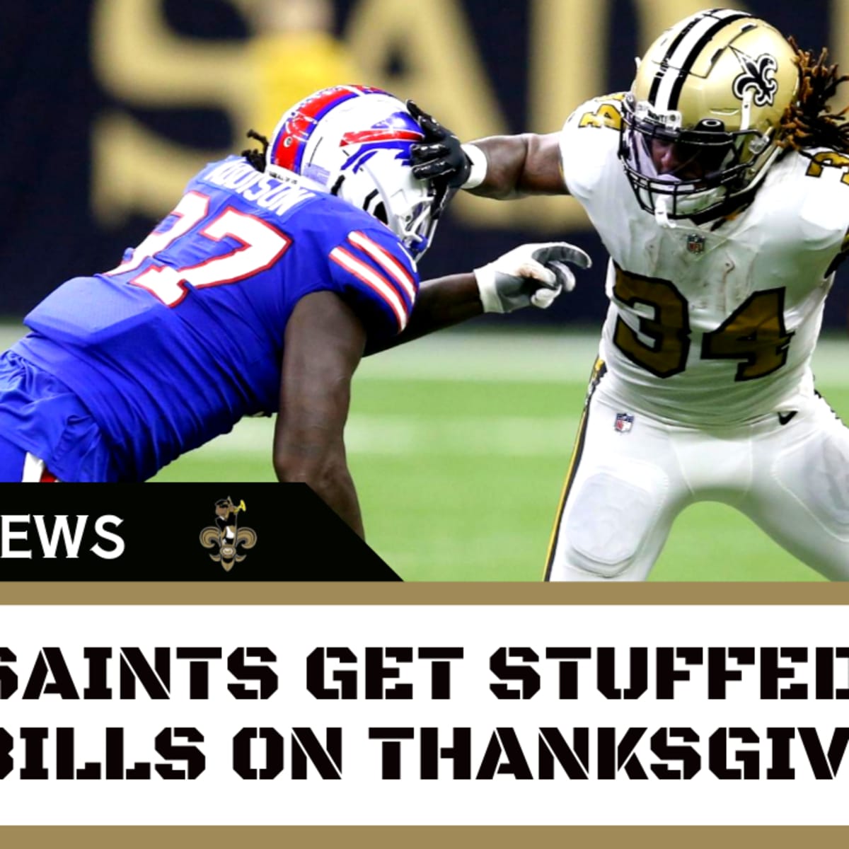 Alvin Kamara injury news: Saints RB officially out for Week 12 Thanksgiving  game vs. Bills - DraftKings Network