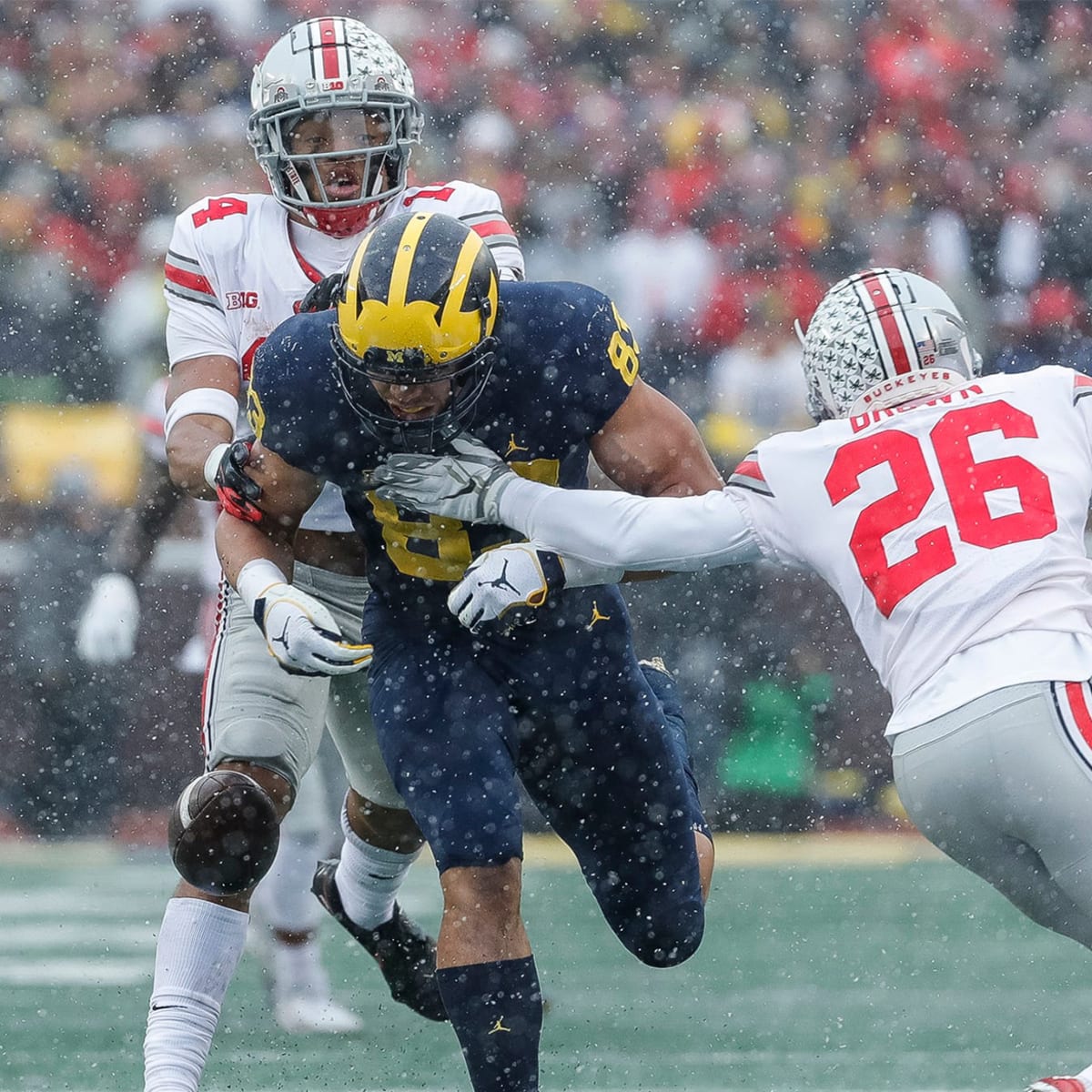 Presser Bullets: Jim Harbaugh Praises Improved Buckeyes And Has No  Update on Injured Stars Blake Corum, Donovan Edwards