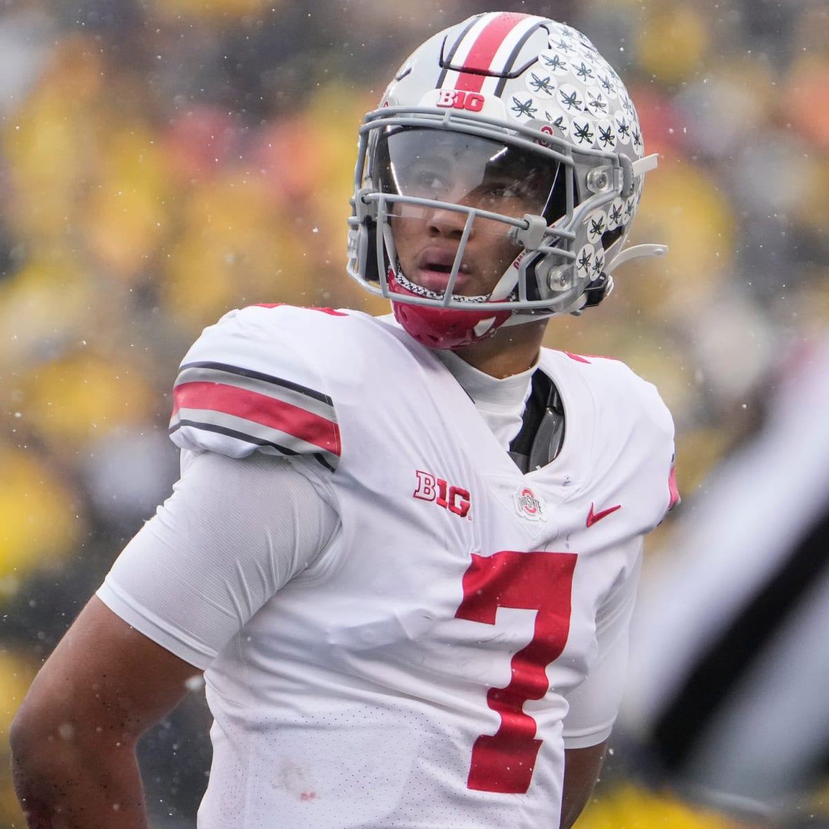 Ohio State's C.J. Stroud Testing Out New Helmet Technology In Spring  Practice - Sports Illustrated Ohio State Buckeyes News, Analysis and More