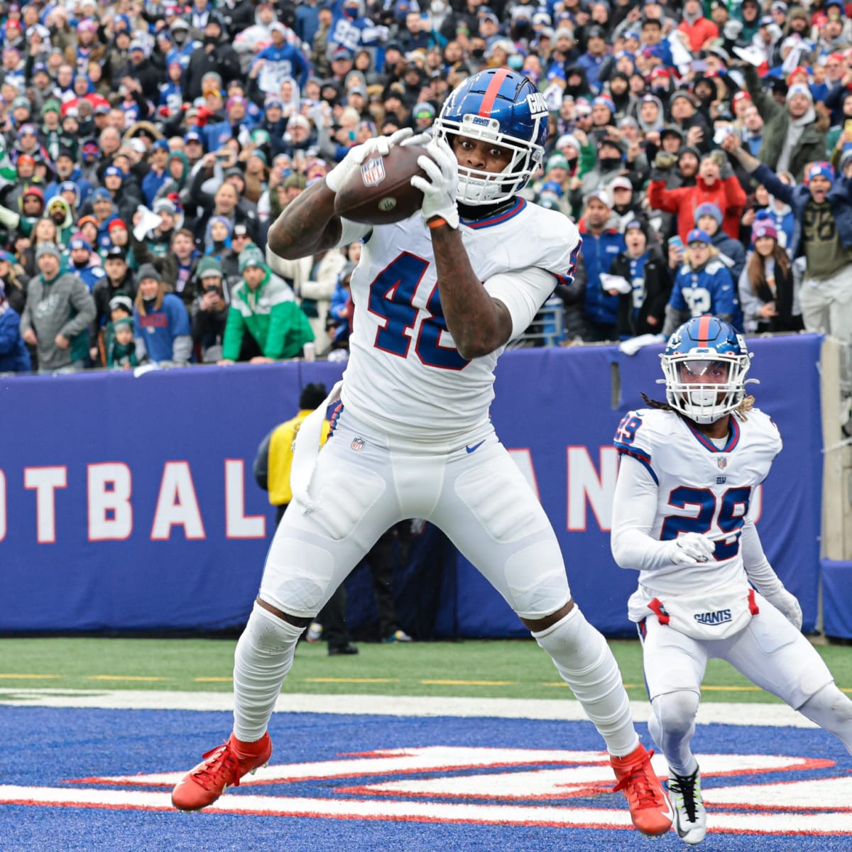 Touchdown Jalen Hurts, Giants 0-27 Eagles