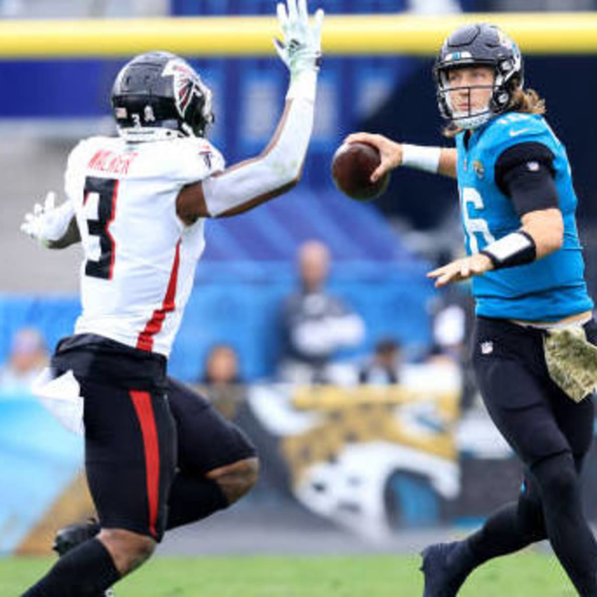 Falcons take advantage of Jaguars' mistakes in 21-14 victory