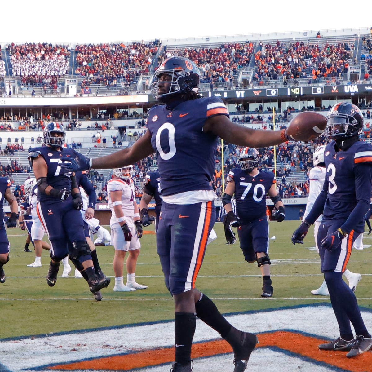 Virginia tight end Jelani Woods will declare for NFL Draft