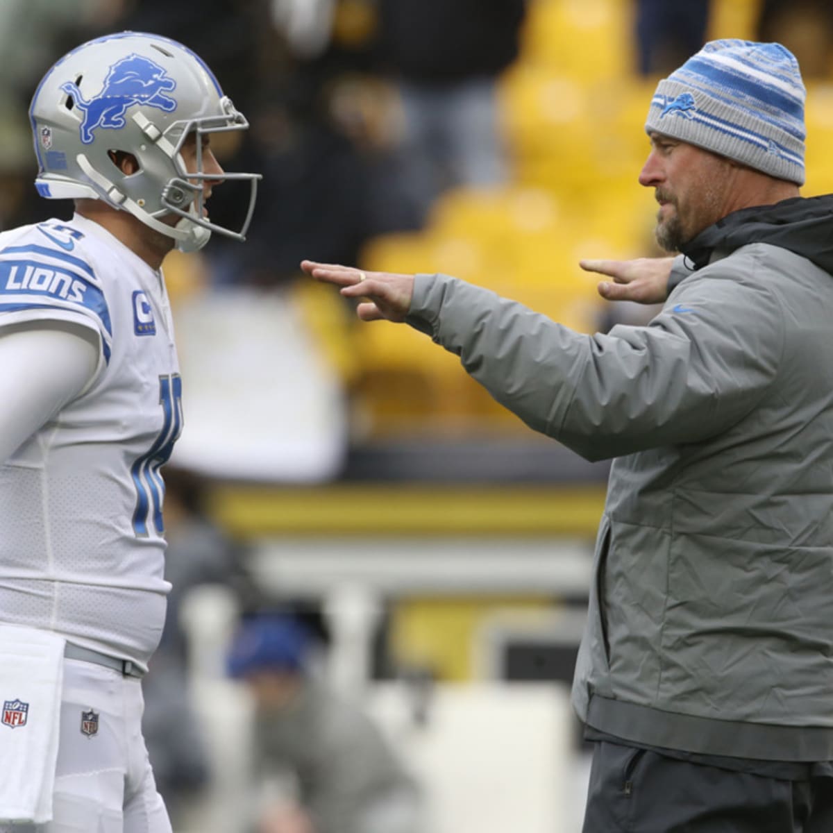 After being consulted on switch, Lions' GM Holmes good with Campbell  calling plays