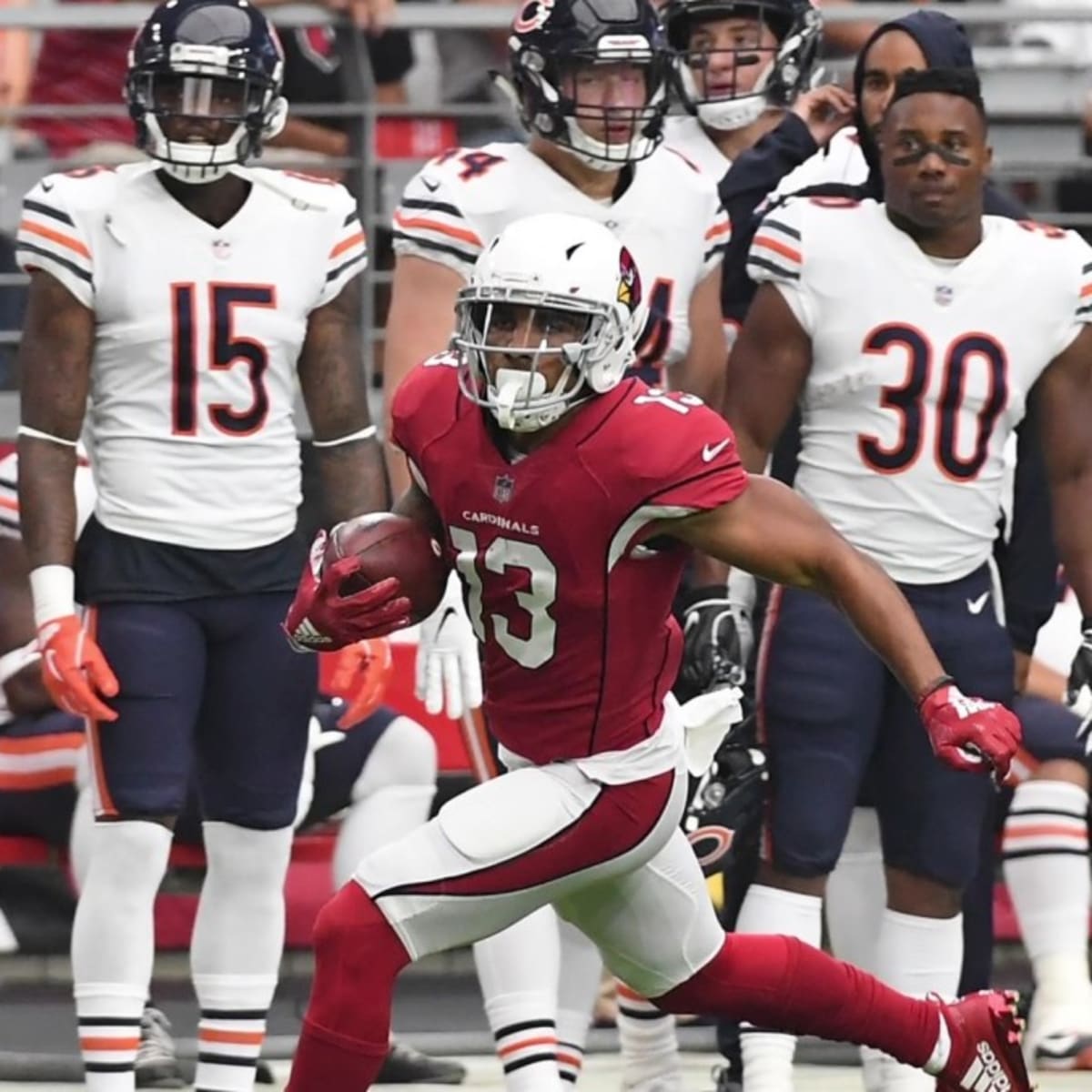 Larry Borom Had His Best All Around Game Vs. The Cardinals