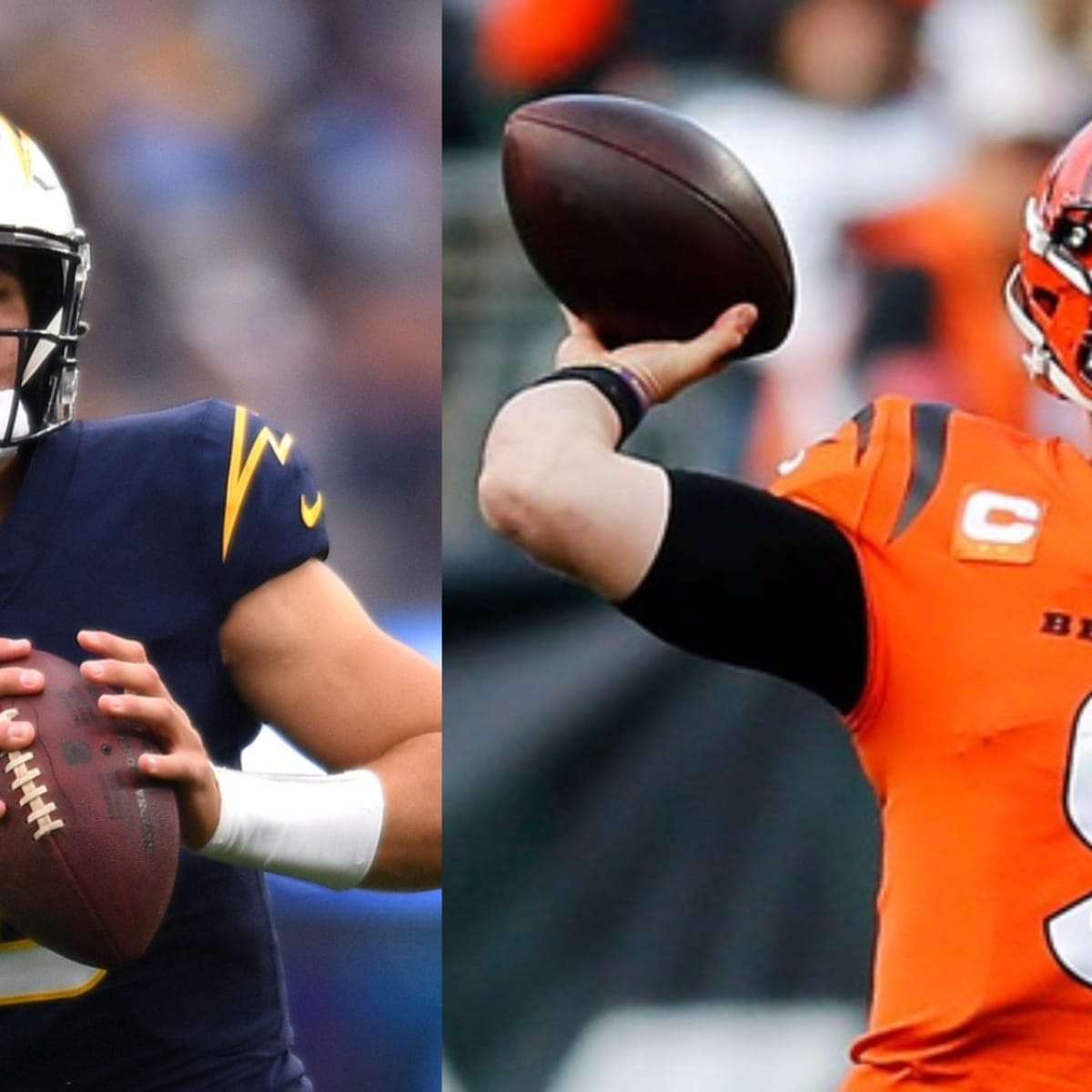 Chargers' Justin Herbert, Bengals' Joe Burrow were viewed