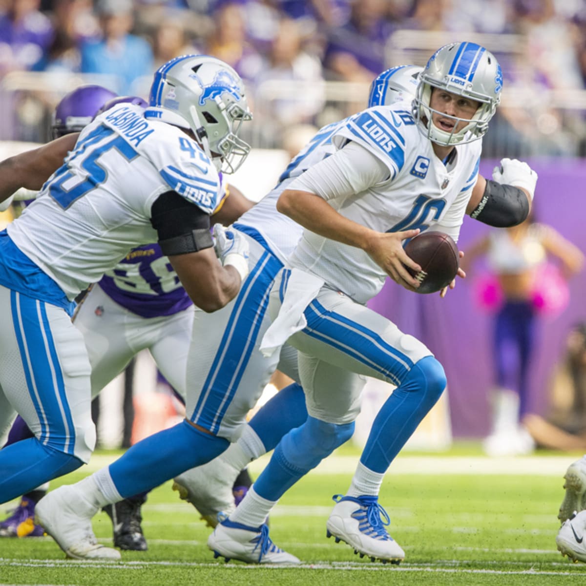 Lions Jason Cabinda Not Happy Playing on Turf Fields