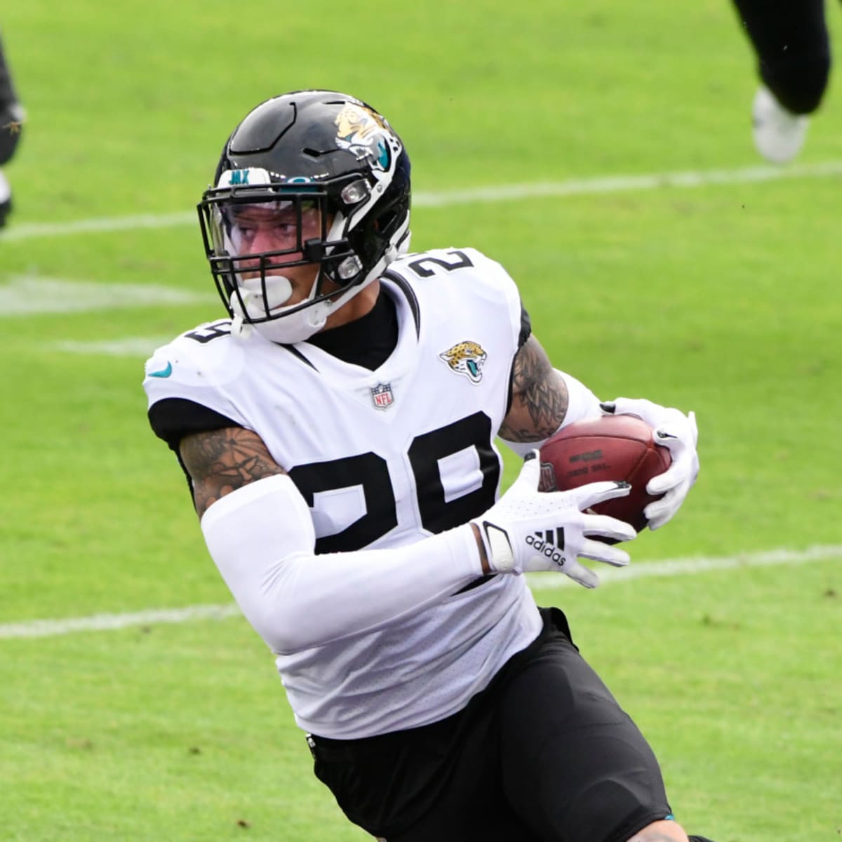 Seattle Seahawks safety Josh Jones (13) looks on during an NFL