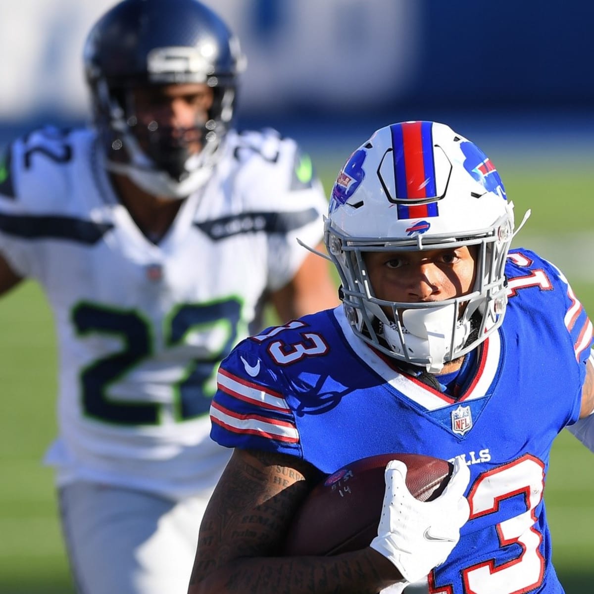 Bills camp: Stefon Diggs thinks Gabe Davis will have a breakout year