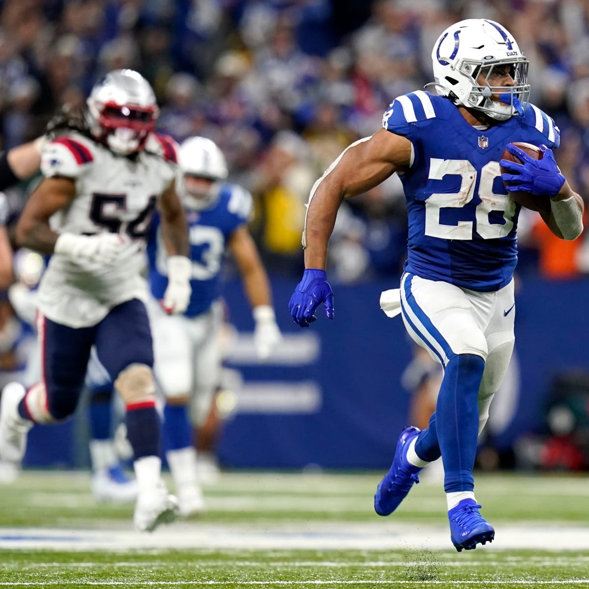 Colts RB Jonathan Taylor (ankle) ruled out for Sunday's game vs. Patriots