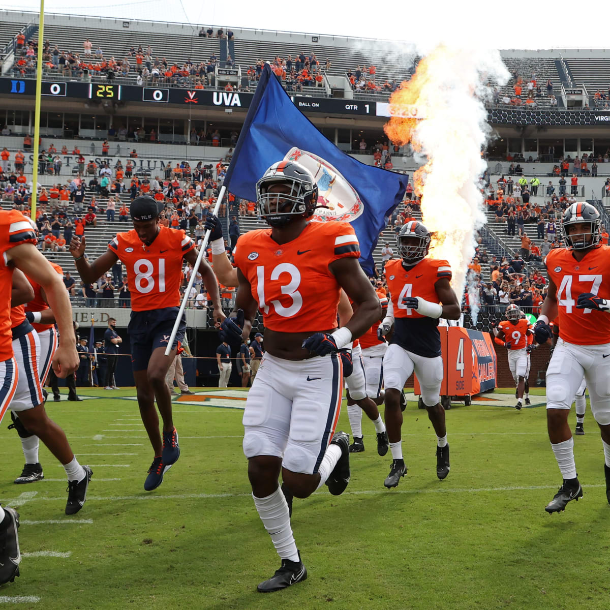 2021 Fenway Bowl - SMU Mustangs vs Virginia Cavaliers: Three