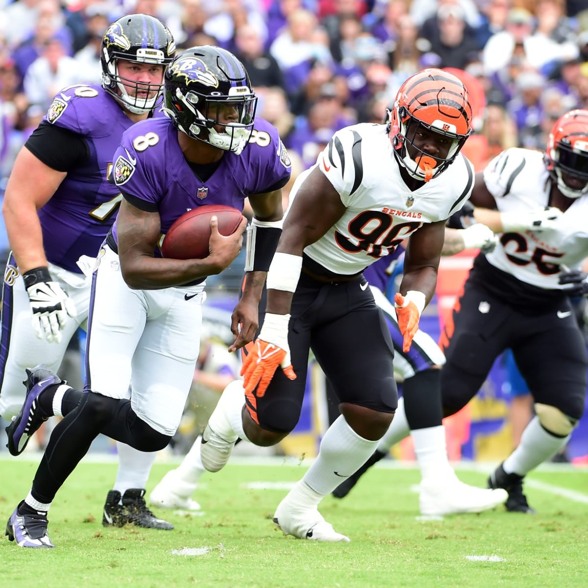 Lamar Jackson, Ravens hold on to beat Cincinnati 27-24. Bengals 0-2 for  second straight year, National Sports